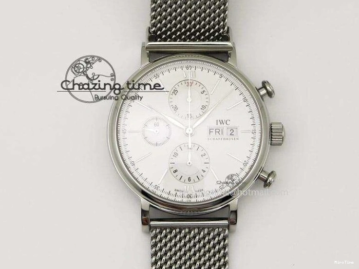 MIROTIME 0208 Pilot Chrono RG 3878 ZF Best Edition Grey Dial On Brown Leather Strap A UrbanChic 7330